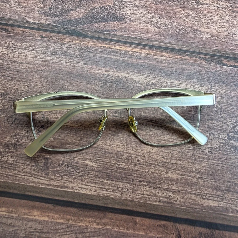 Ted Baker B237 GLD Cat Eye Eyeglasses Gold Burgundy 49-16-130 FRAMES ONLY